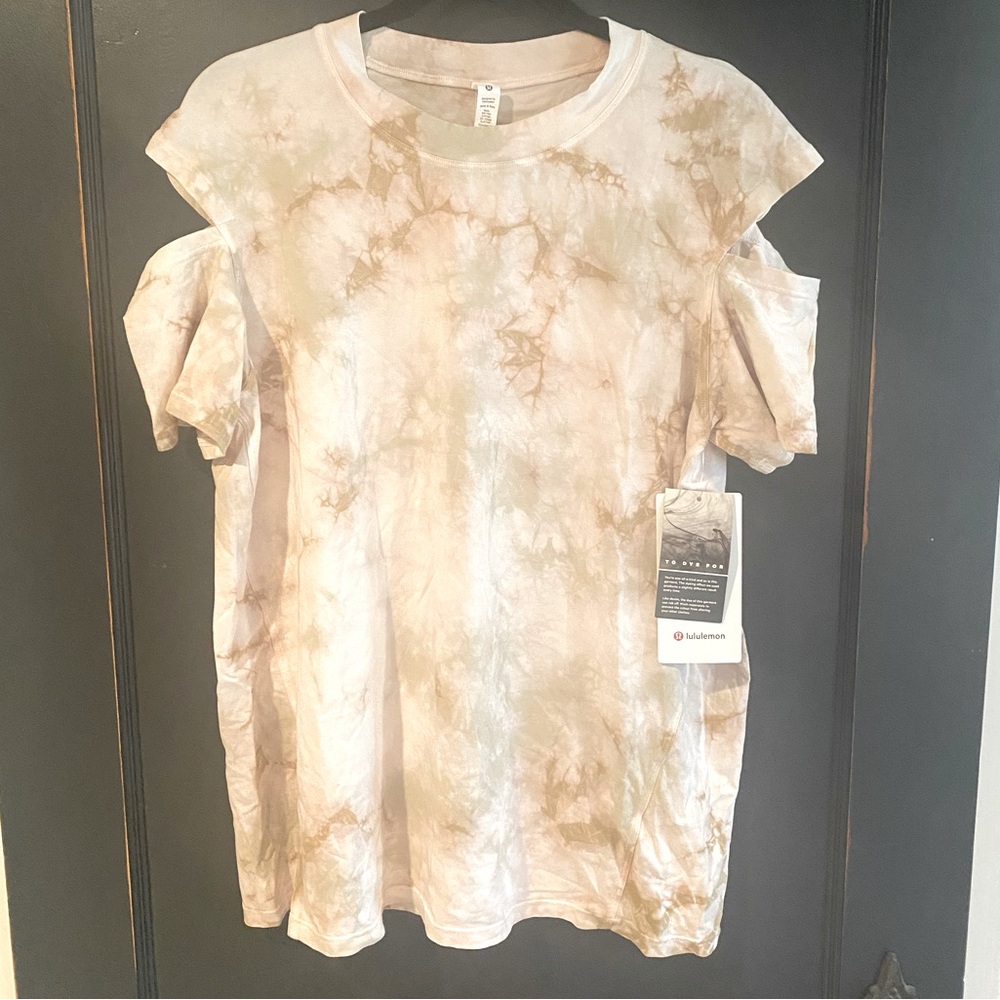Lululemon LA All yours cut out tie-dye t-shirt